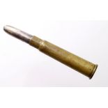 WW1 'M' marked bullet pencil which came with the 1914 brass gift tin.