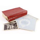 WW2 1943 field service pocket book with various soldiers photos, bible, letters etc.