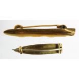 Sweethearts, one which is gold plated appears to be a Torpedo, the other appears to be a low grade