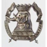 Badge an Australian Hunter River Lancers cap badge