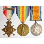 1914 Star Trio with original Aug-Nov clasp, named (9392 L.Cpl R McDonald 2/S.Lan R). (Cpl on