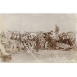 Boer War interest - original photo of "Long Tom" by Mafeking. Van Hoepen. (8"x6" inches)