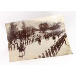 Boer War interest - photo of Relief force entering Ladysmith. (approx 8"x6" inches)