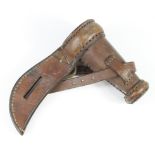 Boer war scarce 1900 dated leather lance pouch.