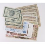 Algeria (13), 100 Dinars dated 1992, 10 Dinars (2) dated 1964 & 1970, 50 Francs dated 1939, 20