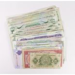 Libya (43), including 1/4 Libyan Pound dated 1963, Tripolitania 1 & 10 Lire, 10 Piastre (3) & 5