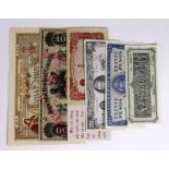 World (6), a small collection of FORGED notes, Canada 100 Dollars Imperial Bank counterfeit dated