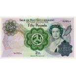 Isle of Man 50 Pounds not dated issued 1983, signed W. Dawson, serial number 049504 (IMPM M528,