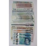 Bank of England (30), Gill 20 Pounds (2), 10 Pounds and 5 Pounds, Page 10 Pounds REPLACEMENT note '