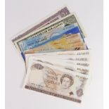New Zealand (14), 1 Pound issued 1960 - 1967, 1 Dollar (4), 2 Dollars (1), 5 Dollars (5), 10 Dollars