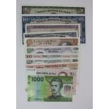 Chile (11), a collection of Uncirculated notes including 500 Escudos dated 1971, 500 Pesos dated