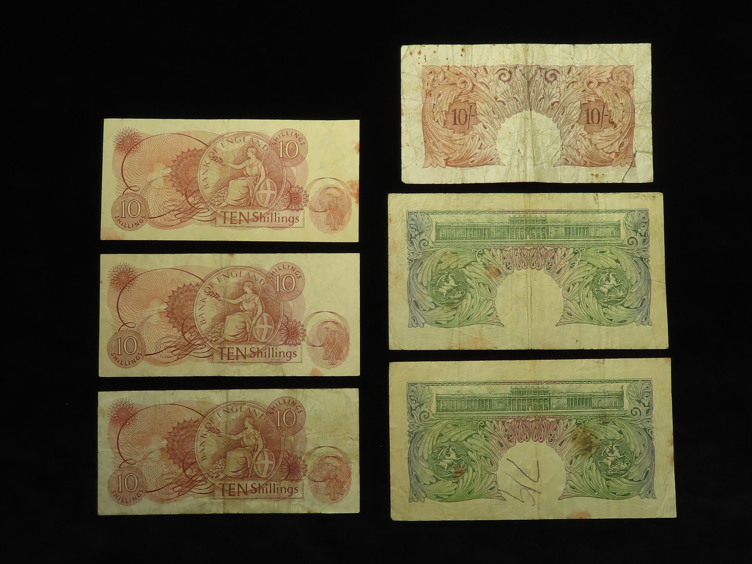 Bank of England & Treasury (13), including a Peppiatt and a Beale White 5 Pounds both with some - Image 4 of 6