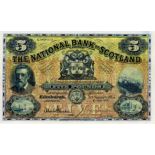 Scotland, National Bank of Scotland 5 Pounds dated 3rd January 1953, signed Dandie & Brown, large