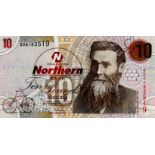 Northern Ireland, Northern Bank 10 Pounds dated 29th April 2004, a scarce short lived run which