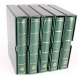 Banknote albums (5), top quality Leuchtturm Lighthouse albums with slip cases (one slipcase with