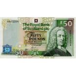 Scotland, Royal Bank of Scotland plc, 50 Pounds dated 14th September 2005, Commemorative Issue