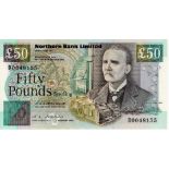 Northern Ireland, Northern Bank Limited 50 Pounds dated 1st November 1990, signed S.H. Torrens,