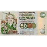 Scotland, Clydesdale Bank 50 Pounds dated 25th April 2003, signed Ross Pinney, serial A/CC 090110 (