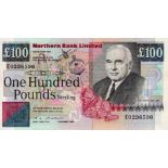 Northern Ireland, Northern Bank Limited 100 Pounds dated 1st November 1990, signed S.H. Torrens,