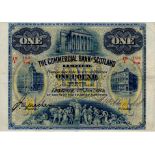 Scotland, Commercial Bank of Scotland 1 Pound dated 2nd January 1914, serial 19/I 183/226, signed