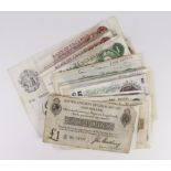 Bank of England & Treasury (52), a large collection including Beale White 5 Pounds, Bradbury 1 Pound