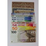 Netherlands (13), including 100 Gulden dated 1977, 50 Gulden dated 1982, 25 Gulden dated 1971, 25
