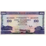 Northern Ireland, Ulster Bank Limited 100 Pounds dated 1st December 1990, signed David Went,