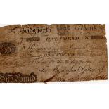 Bridgnorth Bank Shropshire 1 Pound dated 1813 for Macmichael, Gitton & Co., serial No. H714 (