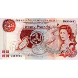 Isle of Man 20 Pounds not dated issued 2007, signed P.M. Shimmin, VERY LOW serial G450041 (this