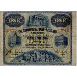 Scotland, Commercial Bank of Scotland 1 Pound dated 2nd January 1914, serial 19/P 147/237, signed