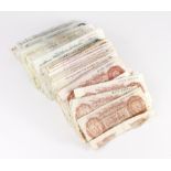 Bank of England (156) plus others (17), a large bundle of notes removed from jewelery and