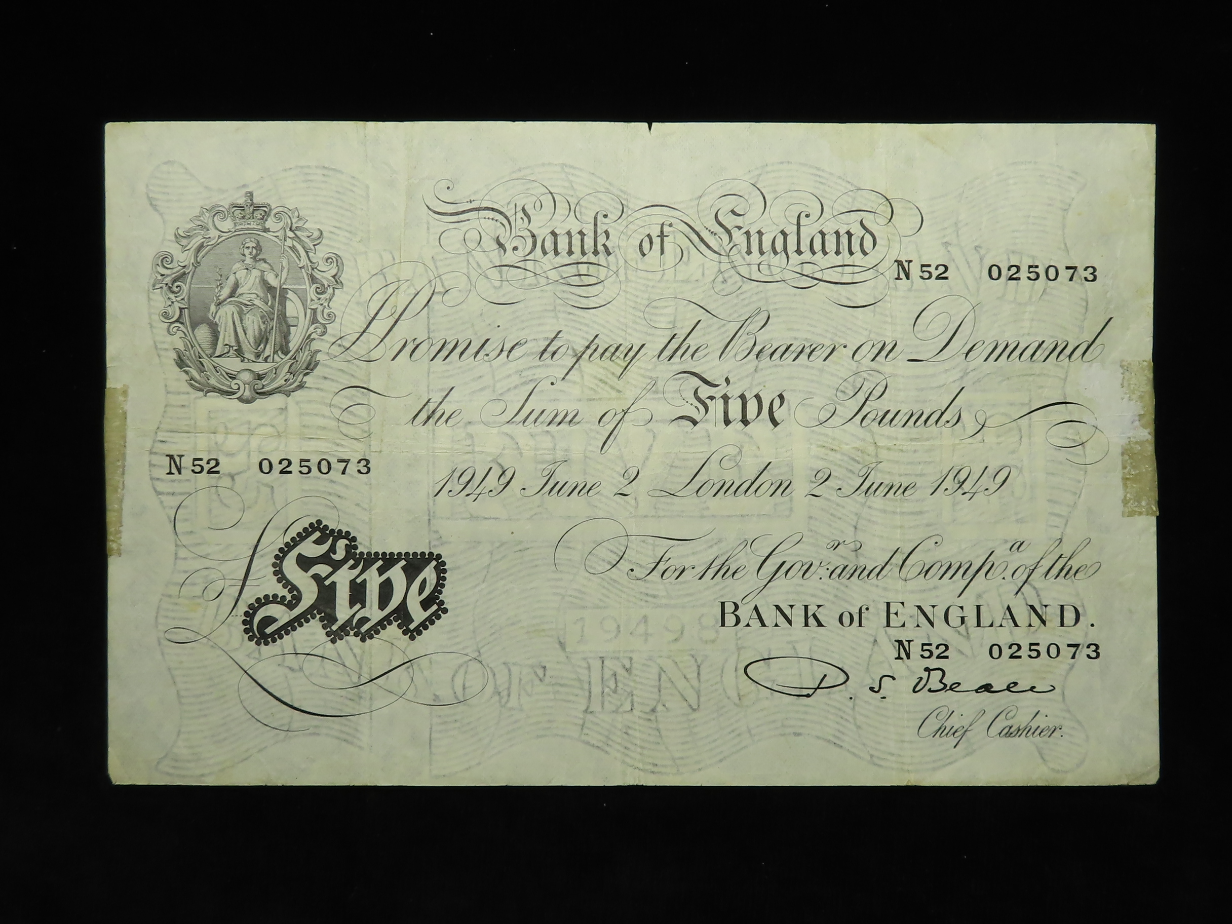 Bank of England & Treasury (52), a large collection including Beale White 5 Pounds, Bradbury 1 Pound - Image 8 of 9