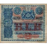 Scotland, British Linen Bank 1 Pound dated 7th January 1921, early date of issue 'square' note,