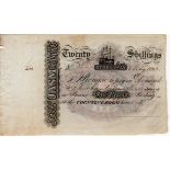 Scotland Lost Banks/Private Issues, Stornaway 1 Pound or 20 shillings part issued dated 1st February