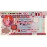 Northern Ireland, Bank of Ireland 100 Pounds dated 1st March 2005, signed David McGowan, first