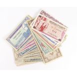 USA, America (32), a collection of Military Payment Certificates ranging from 5 Cents to 10 Dollars,