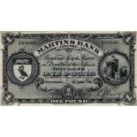 Isle of Man, Martins Bank Limited 1 Pound dated 1st June 1950, signed C.J. Verity, serial No. 188866