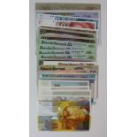 World, Europe (22), a collection of Uncirculated notes, France (1), Lithuania (6), Portugal (10),