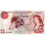 Isle of Man 20 Pounds not dated issued 2013, signed P.M. Shimmin, serial K188468 (IMPM544,
