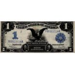 USA 1 Dollar Silver Certificate dated 1899, signed Speelman & White, large Eagle at centre, serial
