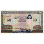 Northern Ireland, Ulster Bank Limited 50 Pounds dated 1st January 1997, signed R.D. Kells, serial