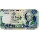 Northern Ireland, First Trust Bank 50 Pounds dated 1st January 1998, signed D.J. Licence, first