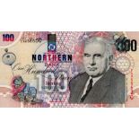 Northern Ireland, Northern Bank 100 Pounds dated 8th October 1999, signed Don Price, serial EA066630