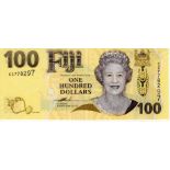 Fiji 100 Dollars issued 2007, serial CC778297 (TBB B525a, Pick114a) Uncirculated