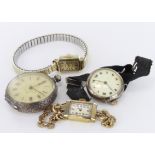 Ladies rectangular Tudor Rolex mechanical wrist watch, silver mechanical wrist watch, small silver