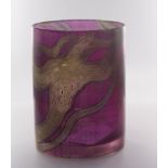 Studio Glass Vase by Klaus Moje (1936 - 2016). Signed 'Moje 1978'. Measures approx 10.5cm(h) x 7.