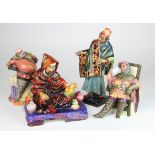 Royal Doulton. Four Royal Doulton figures, comprising The Carpet Seller (HN1464, repaired); The