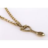 9ct hallmarked Gold Welsh Loving Spoon Pendant on a 18 inch Belcher chain weight 8.5g