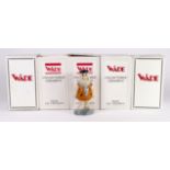 Wade. A group of five boxed Flinstones figurines, comprising Fred, Barney, Wilma, Betty & Pebbles