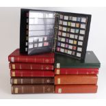 GB decimals unmounted mint collection in 10 volumes (luxury stockbooks and Hagner sheets)